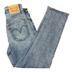 Levi’s Button Fly Wedgie Straight Leg Jeans